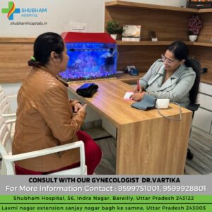 Best polycystic ovary syndrome doctor in Bareilly - Dr. Vartika at Shubham Hospital.