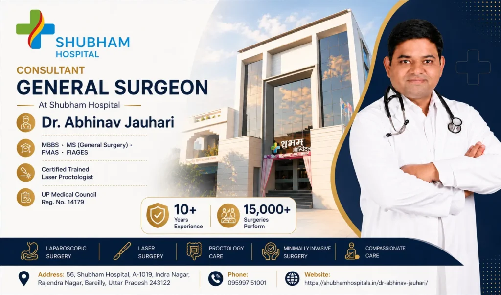 Dr.-Abhinav-Jauhari-Laparoscopic-Surgeon-Expert-Piles-Surgeon-in-Bareilly